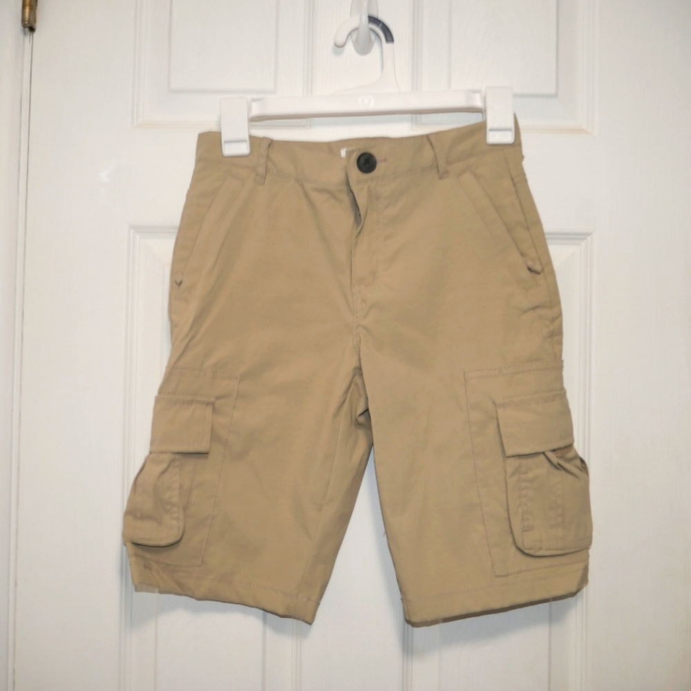 Cat & Jack Beige Cargo Shorts Kids 12